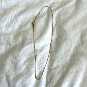 Anthropologie “C Pendant” Necklace
